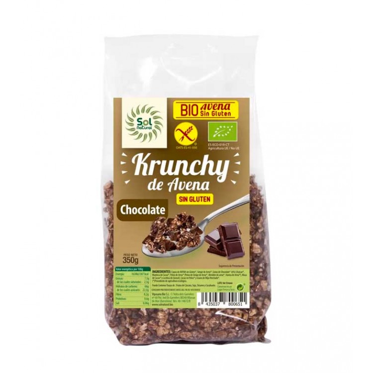 Krunchy Avena S/G de Chocolate